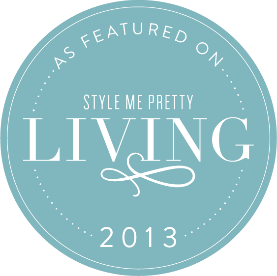 Featured on Style Me Pretty Living 2013
